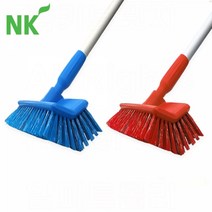 바닥솔 둥근모서리형 봉포함 교차오염 방지 소규모 해썹 청소도구, 초록