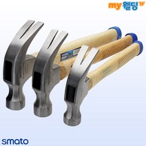 스마토 장도리 빠루망치 쇠망치 목수망치 나무자루 우드핸들, (1)8oz／우드핸들