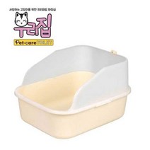 펫케어 우리집 고양이 화장실 1개 아이보리