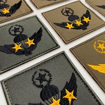 특급전사 패치 마크 밸크로 찍찍이 공수 육군 태극기 군사경찰