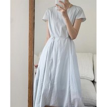 국내제작 플레인 단아한 고급스런 롱원피스