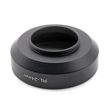 24mm(M24 x 0.5) 스크류 인 메탈 렌즈 후드 모든 Rollei 24mm 및 35 카메라 용, 한개옵션0