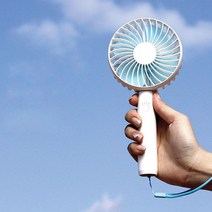 휘겔리 USB충전식 핸디 선풍기 휴대용 2+1, 화이트2 블루1 발송