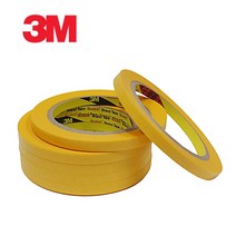 3M 내열마스킹테이프 244 5mm 8mm 10mm 12mm 15mm X 50M 자동차도장 3D프린터용 종이테이프, 10mmX50M