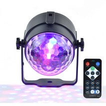 미니 빔프로젝터 캠핑 LEDSONLINE 미니 RGB 3W 크리스탈 매직 볼 Led 무대 램프 DJ 디스코 레이저 파티 조, 01 EU plug