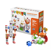 [따라락따라락 뚝딱블럭] 뚝딱맨 유아교육 자석블럭완구 타워크레인KIT