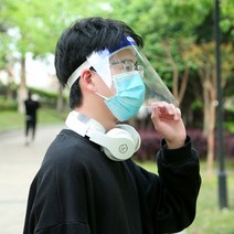 얼굴가림막 고글 보호안경 방역 비말차단 투명 안면