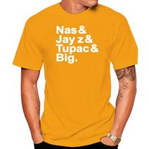 NAS 구축 nas최고의 래퍼 티셔츠 TUPAC 빅 나스 JAY Z 힙합 이름 랩 EPMD 공개 부족, 04 Men Ginger_09 4XL