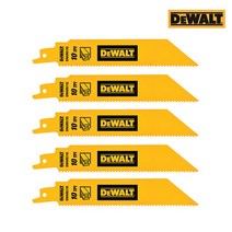 디월트 터프 컷쏘날 컷소날 톱날 절단 DWAR6110 6인치 5개입 10TPI 금속