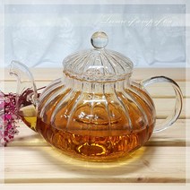 빗살다관 700ml_유리다관 티팟, 투명 내열강화유리