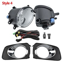 안개등 자동차 LED 주행등 키트 Corolla Axio Fielder 2007 할로겐 안개등 자동차 광원 프레임 커버 교체 및 와이어, LEDWhiteAset