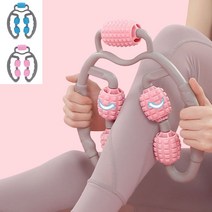 5롤 회전 롤링 마사지기, 1개, 블루