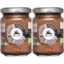 ALCENERO 아르체네로 유기 블랙 올리브 퍼티 페이스트 130g 2팩
