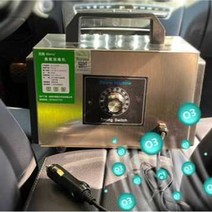 12V 차량용 오존발생기 악취제거 공기청정 기계, 10g (자동차 집 겸용형)