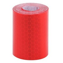랩핑 데칼 자전거 바디 반사 안전 스티커 경고 무늬 테이프 필름 스트립 액세서리, 03 Red
