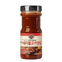 CJ더마켓 만능 소스 황금 소스 양념 장레시피 백설 매콤한 돼지불고기양념 양념 간장 소불고기 돼지고기 전골 840G, 16개