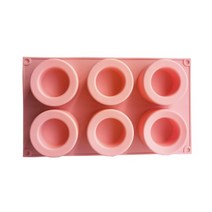 구겔호프 틀 미니 빵틀 홈베이킹 실리콘 케이크 금형 스 컵 큐브 금형 여름 마시는 스 샷 유리 금형 라운드 컵 수제 촛불 빵 머핀 베이킹, 분홍