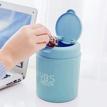 화장솜 휴지통 미니 쓰레기통 플라스틱 작은 화장대
