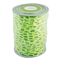 ZG84 프라스틱체인 롤8MMx45M형광녹색 신호봉 전자신호봉 경고등 메가폰 경광등 라콘 차량버팀