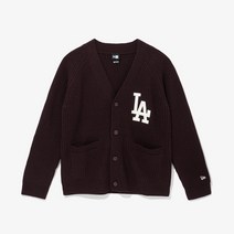 [AK PLAZA] [뉴에라][공용]MLB 쿠퍼스타운 카디건 LA 다저스 버건디 (13341524)