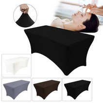 텐포인트 스판 쫀쫀이 미용베드커버 시트 관리실 피부샵 타투샵 피부관리 경락 마사지 스포츠 눈썹 반영구, 블랙