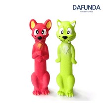 펫모닝 PMD-175 라텍스토이 고양이&쥐 강아지장난감(랜덤발송), 1, 1개