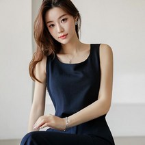 스타일온미 활용도최강 필수소장각 심플 베이직 기본 나시 블라우스