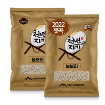 [겉보리10키로] 천년지기 늘보리쌀 10kg 2022년산 늘보리 햇보리쌀, 1포
