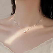 미니맥시 925 순은 미니스퀘어 목걸이