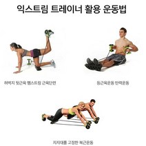 다기능 다이어트 헬스도구 복부홈트 집에서 간편하게 다양한 운동이가능한 운동기구
