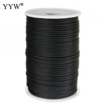 24 color 100yardspc 2mm 믹스 나일론 새틴 한국 매듭 실키 마크라메 코드 구슬 꼰 팔찌 문자열 스레드, black
