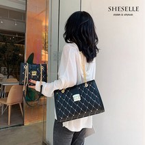 쉬즈엘 그레이스 트위스트 퀼팅백 여성숄더백 여성핸드백 20대 30대 40대