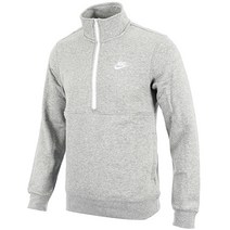 나이키코리아 SW CLUB 브러시드 HALFZIP 탑