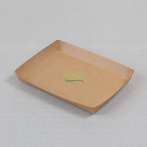 [원팩] 크라프트 트레이 6호 [종이트레이] / 수량 1000개