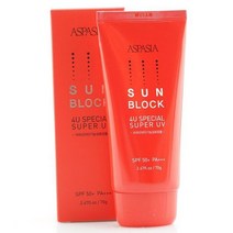 한국도매 아스파 썬케어 포유 스페셜 수퍼 UV 썬블럭 70g (선크림/선케어/미용/화장품 추천)
