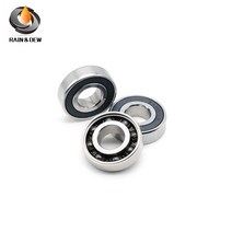 하이브리드 자전거 바이크 통근 용1Pcs S6001 2RS ABEC-9 스테인레스 스틸 하이브리드 세라믹 베어링 12x28, 한개옵션0
