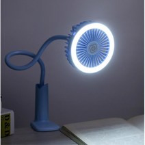 LED 클립 탁상용 선풍기 무소음 사무실무소음 이층침대 야외용, 상세페이지참조, 핑크