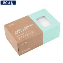 부직포 화장솜 80매입 클렌징 화장 페이스소품, 상세페이지 참조