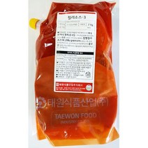 업소용 식당 음식점 매장 식자재 재료 칠리소스3 2kg 칠리소스 고기소스 고추기름 굴소스 간장소스, 상세페이지 참조