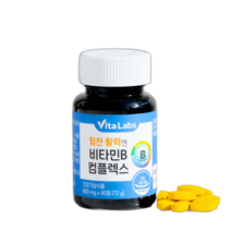 비타랩스 비타민B 컴플렉스 판토텐산 고함량 비타민 90정 11203700, 비타랩스 힘찬 활력엔 비타민B 컴플렉스 2통