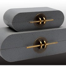 레드 함보내기 예물 애교 예단 봉채함 신랑함 자개장 쥬얼리 보석 보관 케이스 포장 선물, D타입 라지