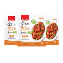 [굽네 소맛닭] 소스가 맛있는 닭가슴살 한입 볼 토마토칠리 120g, 3팩