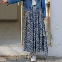 [RR]크랙 레이온 스커트