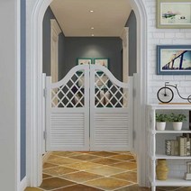 스윙문 칸막이 울타리 가벽 슬라이딩도어 양문 가림막, 150x90cm