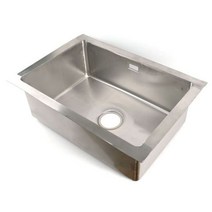 업소용 싱크볼 씽크볼 언더 싱크대 설거지통 0.7T 소, 매립형싱크볼 0.7T_60x40cm 반품불가