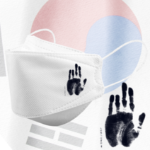 인쇄마스크 대한민국 태극기 마스크 25매 모델명 dk_28 KF94 커스텀 3D입체형