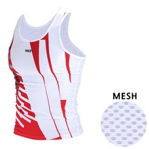 엠씨엔 자전거상의 매쉬 민소매 이너웨어 스포츠 의류 라이딩복