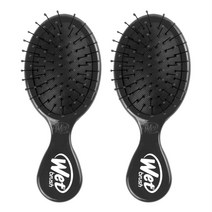 웻브러쉬 디탱글러 미니, 2개, Black