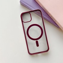 스타크라운 아이폰 맥세이프 컬러풀 엣지 투명 케이스 iPhone X/Xs/XR/Xs Max/7 8Plus/Se2/Se3