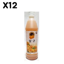 FK 살구원액(청솔 835ml)X12음료수 음료 농축액 에이드 레몬쥬스 망고주스 블루베리 체리 석류 복분자, 본상품